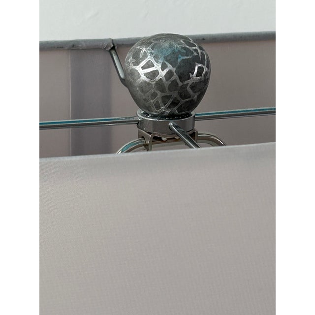 Ceramic Fashionable Elegant-Modern Table Lamps - a Pair For Sale - Image 7 of 9