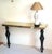 Mid-Century Modern 1980s Large Marble & Brass Console Table Italy For Sale - Image 3 of 9