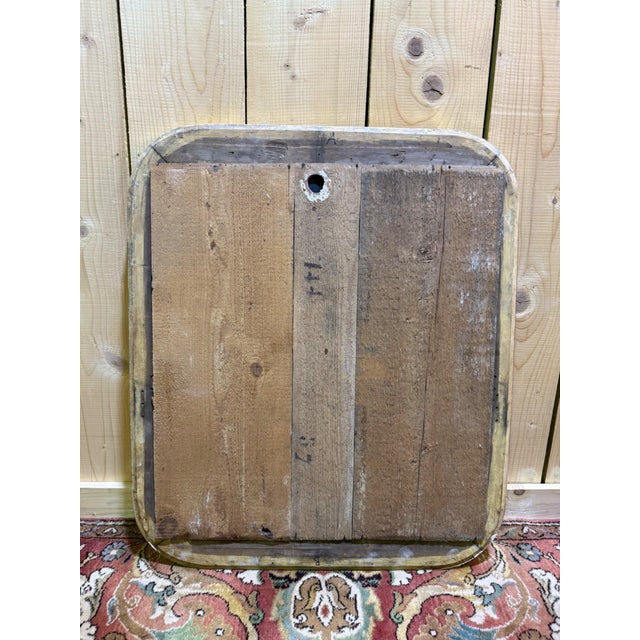 19th Century Louis XVI Stuccoed Wood Gilded with Gold Leaf Wall Mirror For Sale - Image 6 of 7