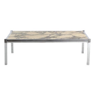 Vintage Marble Coffee Table, 1970s For Sale