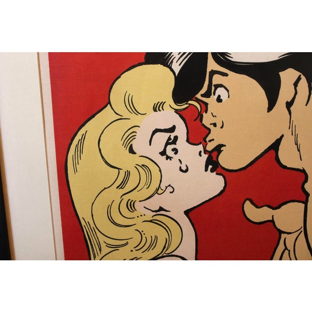 1970s Large Al Capp Li'l Abner Daisy Mae Signed & Numbered Silk Screen Print, Framed For Sale - Image 9 of 9