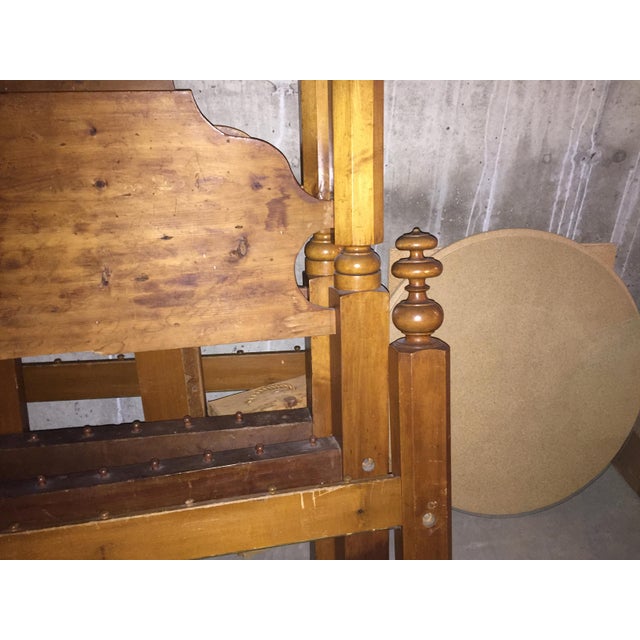 Antique Primitive Wood Twin Bed Frames A Pair Chairish