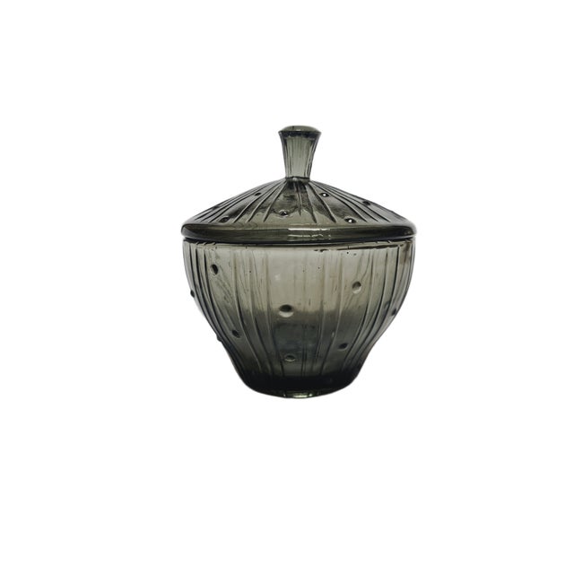 Polish Art Deco Sugar Bowl from Ząbkowice Glassworks, 1950s For Sale - Image 10 of 10