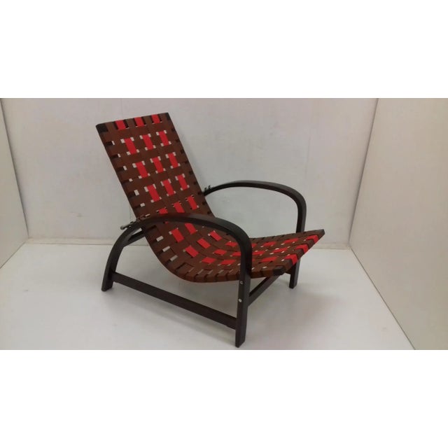 Art Deco Adjustable Armchair by Jindřich Halabala, 1930s For Sale - Image 13 of 14