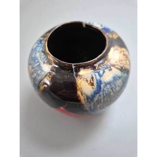 Vintage Japanese Sumida Gawa Jar Vase, 1920s For Sale - Image 9 of 13