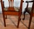1920 Antique English Chippendale Solid Mahogany Set of Six Dining Chairs Leather Seats For Sale - Image 10 of 17
