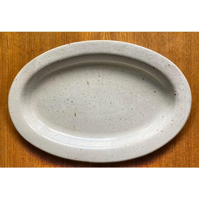 Mid-Century Modern Large Oval Ceramic Platter by Robert Picault for Vallauris, France, 1950s For Sale - Image 3 of 6