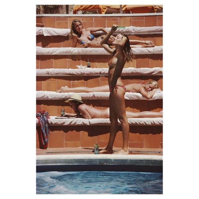 Slim Aarons, Catherine Wilke, Estate Stamped Photographic Print, 1980 / 2020s For Sale