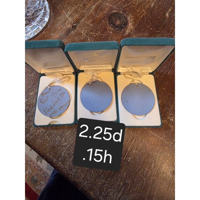 1970s Three Vintage Wedgwood Christmas Ornaments For Sale - Image 5 of 9