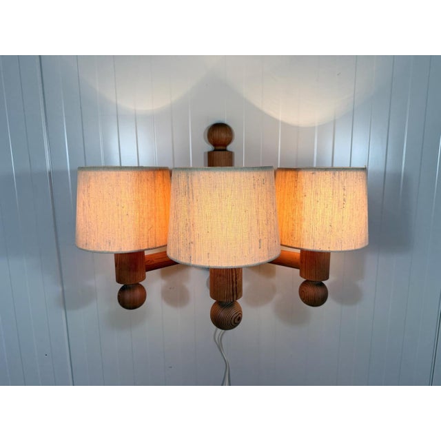 Vintage Pinus Wall Lamp by Uno Kristiansson for Luxus, 1960s For Sale - Image 11 of 18