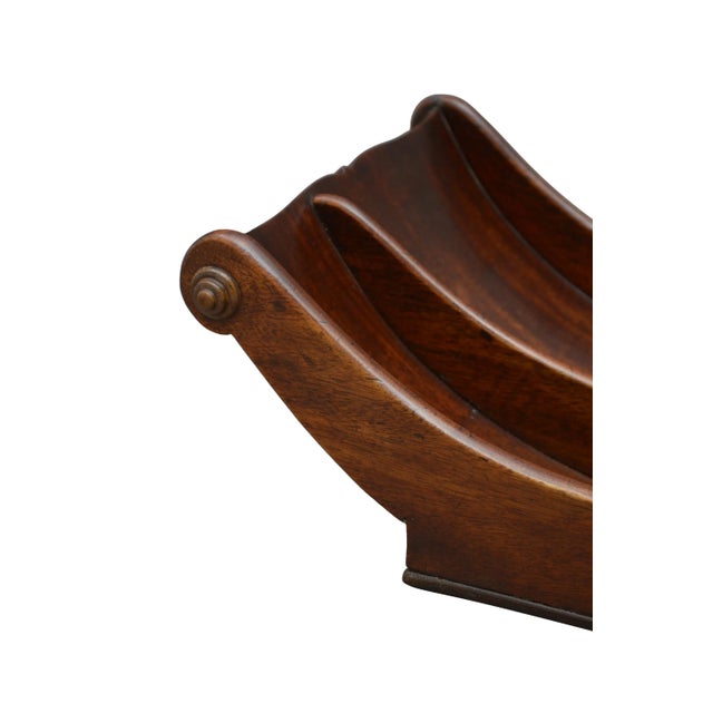 Antique Mahogany Cheese Coaster For Sale - Image 5 of 9