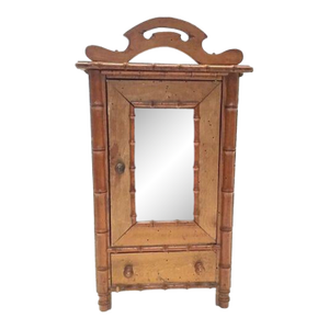 Antique Miniature Armoire Jewelry Box