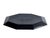 Cristal d' Arques 1980s Arcoroc France "Octime" Black Oval Platter For Sale - Image 4 of 8