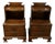 Large French Walnut Bedside Cabinets, 1920s, Set of 2 For Sale