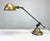 O.C. White 1920’s Antique O. C. White Industrial Adjustable Desk Lamp Brass & Steel For Sale - Image 4 of 12