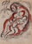 Marc chagall agar dans le désert (hagar in the desert) from "drawings for the bible" colour lithograph on paper publisher:...
