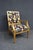Authentic Stickley Fine Upholstery lounge chair featuring a gilt wood frame with clean neoclassical lines and gently...