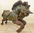 Mid 20th Century Large Mid Century Elaborate Hand Carved Solid Wood & Brass Jeweled Equestrian Horse Art Sculpture For Sale - Image 5 of 11