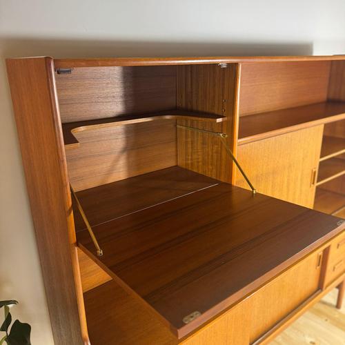 Mid-Century Danese Teak Highboard For Sale - Image 3 of 10