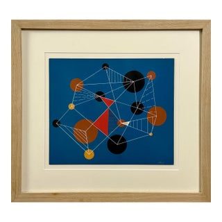 Richard Hood - Modernist Geometric Study (C. 1950) For Sale