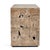 Contemporary Washed Teak Root Cube Side Table For Sale - Image 3 of 4