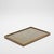 The Rectangular Tray in Grey Shagreen with Bronze Patina Brass by Kifu Paris is an epitome of understated elegance,...