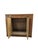 Vintage Chinese Elm Campaign-Style Cabinet With Brass Hardware For Sale - Image 9 of 11