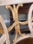 Cream Neoclassical Gold Gilt & Cream Painted Wood Arm Chairs by Century Furniture- A Pair For Sale - Image 8 of 11