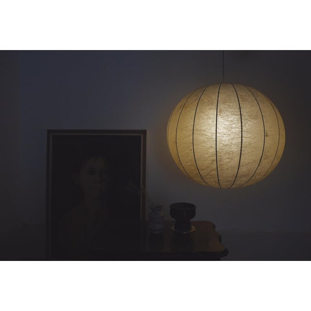 Cocoon Création Pendant Lamp by Achille Castiglioni for Flos, 1960s For Sale - Image 9 of 11