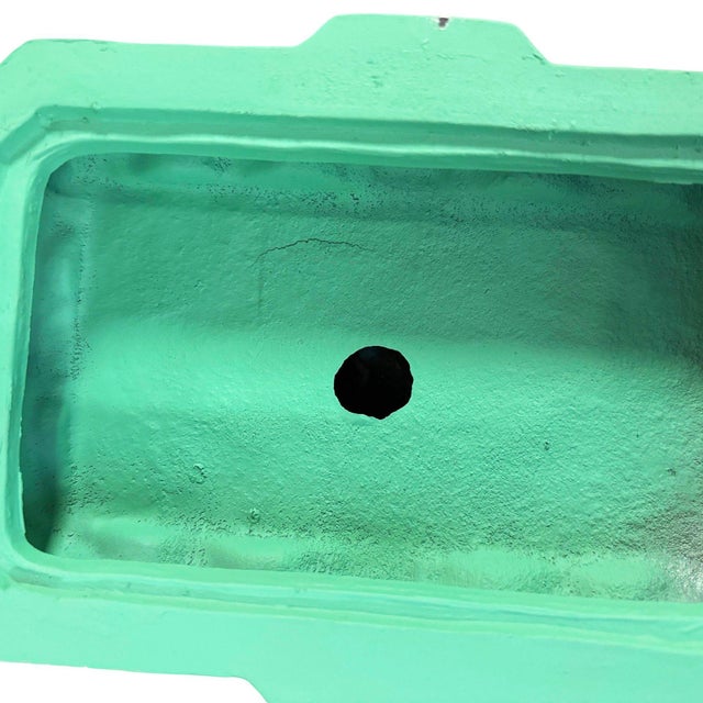 1920s Green Enamel Nuart Nude Female Ashtray With McCoy Ashtray For Sale In Los Angeles - Image 6 of 6