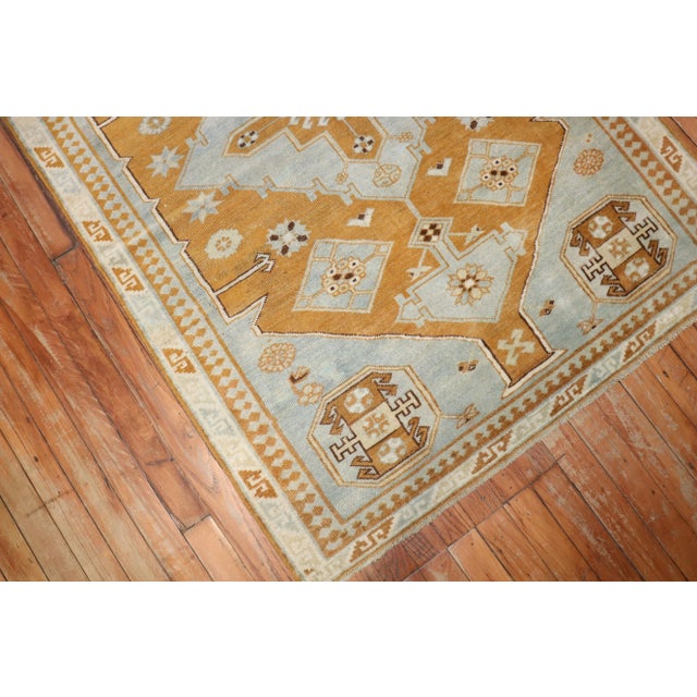 Mid 20th Century Vintage Caucasian Rug - 3'4" x 4'6" For Sale - Image 4 of 7