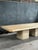 Contemporary Large Vintage Goatskin Extension Dining Table For Sale - Image 3 of 9