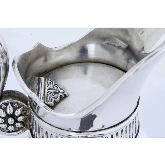 Antique Silver Claret Jug by Frederick Elkington For Sale - Image 6 of 12