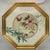 Beautiful matched set of 2 vintage watercolor on silk paintings by Anton Wang. The paintings feature bright butterflies...