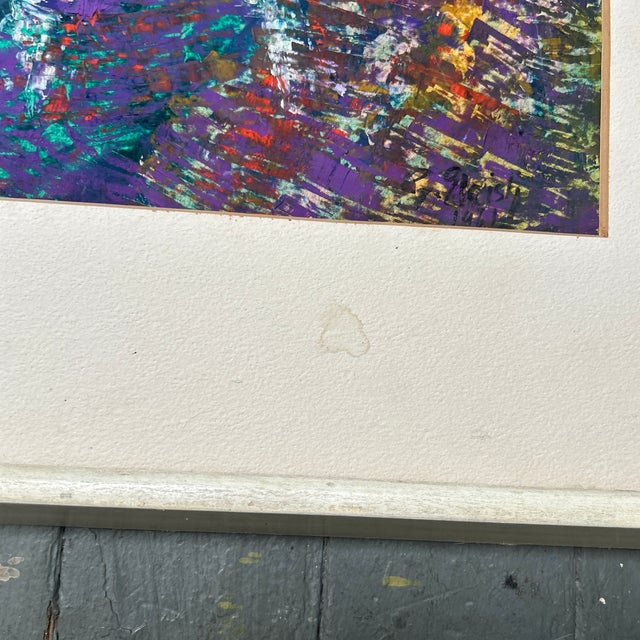 1960s 1960’s Abstract Expressionist Dancing Figures Painting For Sale - Image 5 of 7