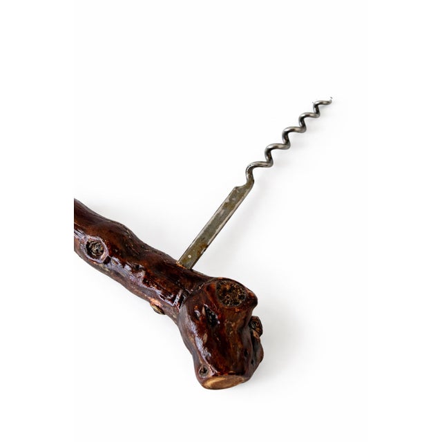 French Grapewood Corkscrew from Laurent Siret, 1940s For Sale - Image 4 of 5