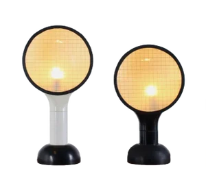 Mid-Century Italian Drive Table Lamps by Adalberto Dal Lago for Bieffeplast, Set of 2