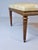 Light Yellow Louis XVI Style Benches After Baker Furniture, Giltwood & Silk, 1960s For Sale - Image 8 of 13