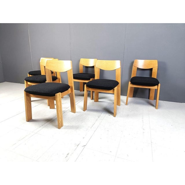 Brutalist Dining Chairs, 1970s, Set of 6 For Sale - Image 6 of 12