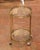 Mid-Century French Brass Oval Bar Cart With Bottle Holder and Glass Shelf For Sale In Dallas - Image 6 of 9