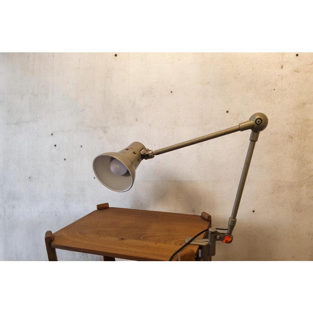 Vintage French Industrial Architect Table Lamp, 1950s For Sale - Image 18 of 18