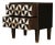 Optical Triangular Effect Nightstands from Justfurnituress SRL, Set of 2 For Sale