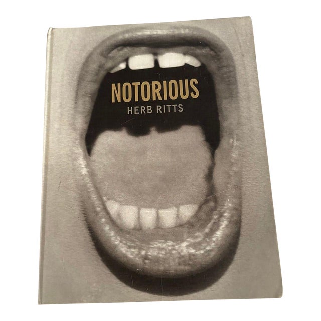 Autographed Herb Ritts Book "Notorious" With Originally Signed a by Herb Ritts For Sale