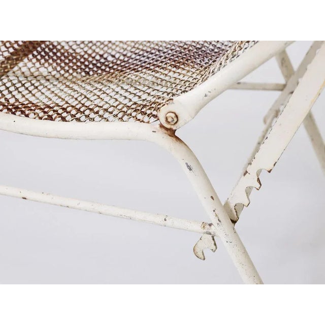 Jean Prouvé Garden Lounge Chair by Jean Prouvé & Jules Leleu for Martel de Janville, 1937 For Sale - Image 4 of 5