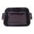 Vintage Peugeot France Ceramic Rectangular Baking Dish in Aubergine - 9.75" For Sale