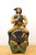 Late 19th Century Large Black Forest-Type Figure Astride a Wine/Beer Barrel in Carved & Painted Wood For Sale - Image 5 of 7