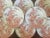 Circa 1810 Spode Creamware Red Orange Chinese Bamboo Pattern Dinner Plates- Set of 8 For Sale - Image 9 of 12