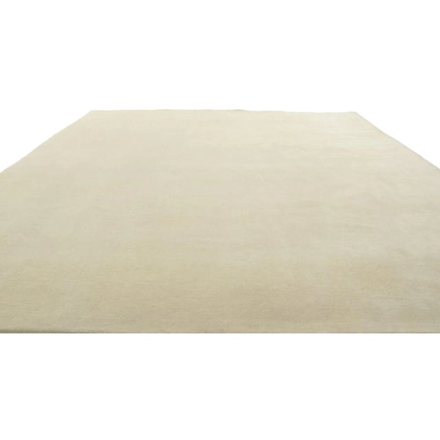 Contemporary Ivory Area Rug - 08'03 X 10'00 For Sale - Image 4 of 9