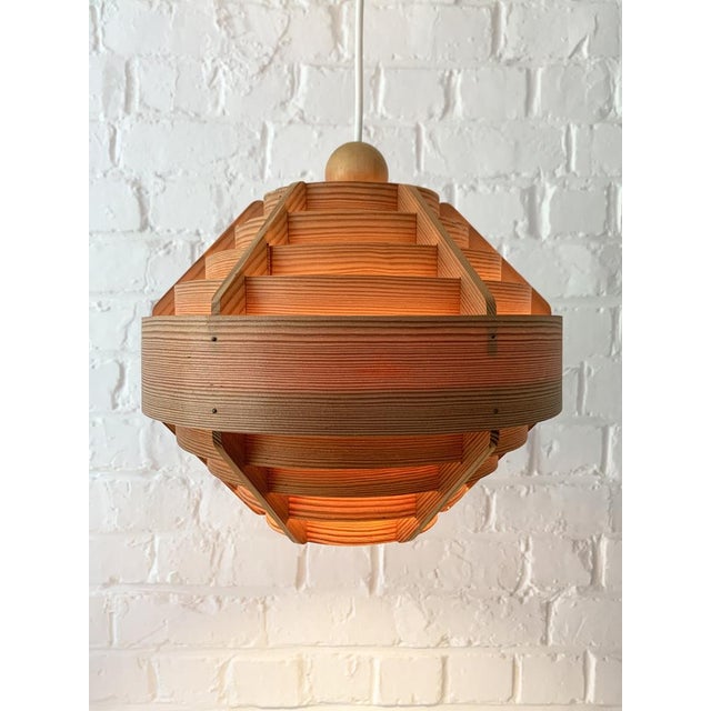 T-510 Pendant Lamp in Pine by Hans-Agne Jakobsson for Ab Markaryd, 1960s For Sale - Image 4 of 15