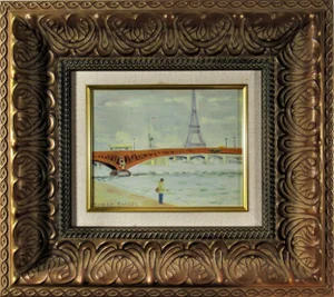 Pierre Sichel, La Tour Eiffel, Vue de Paris